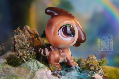 Dinosaurs - Parasaurolophus and Brontosaur