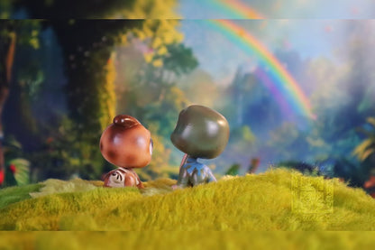 Dinosaurs - Parasaurolophus and Brontosaur