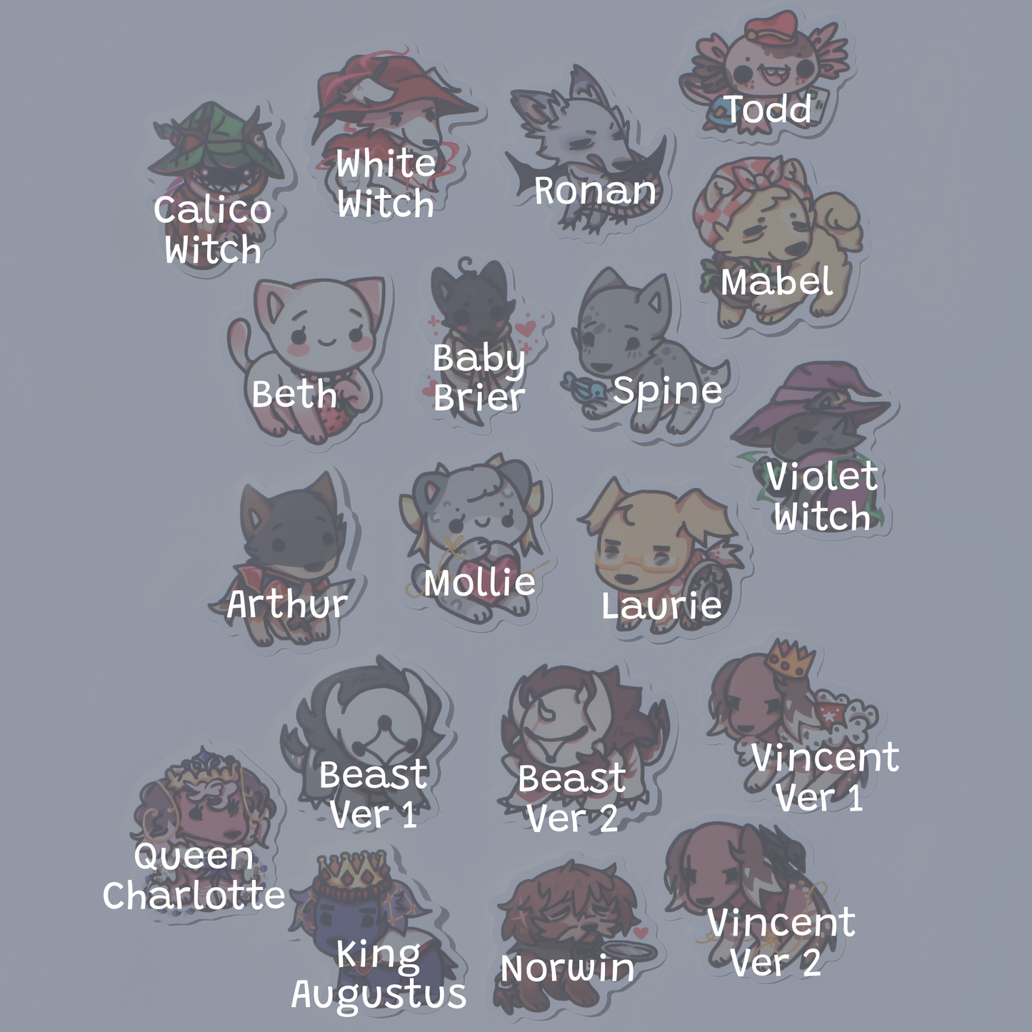 Chibi Stickers - Tale Of Two Brothers