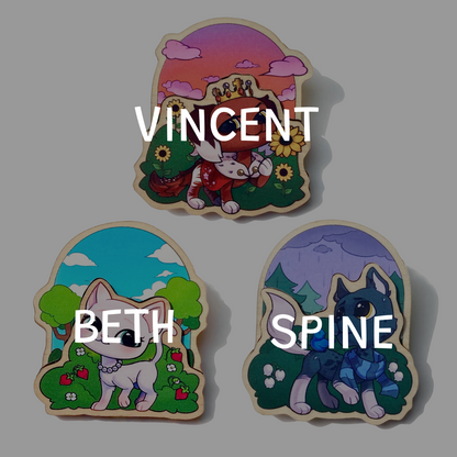 Layered Wooden Pins - Extraordinary Magic