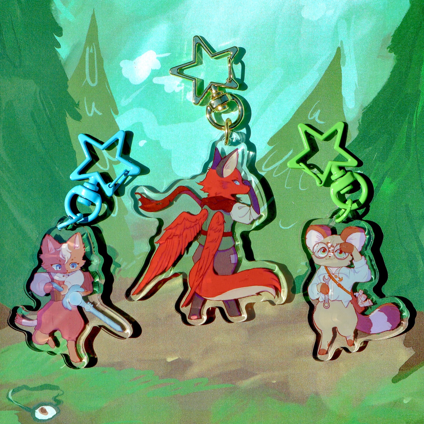 Soulbound Portrait Keychains