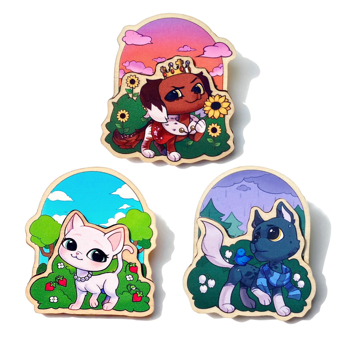 Layered Wooden Pins - Extraordinary Magic